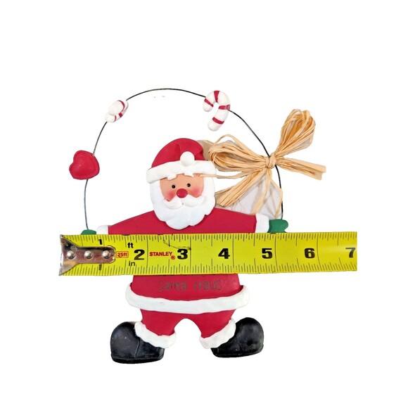 6 1/2" Resin Santa Ornament Wall Decoration-Grandpa - Picture 3 of 4